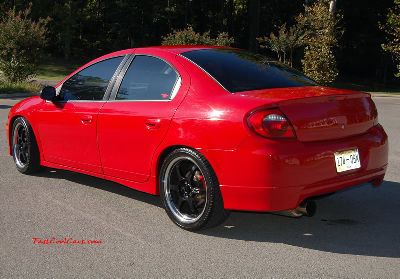 2005 Dodge SRT-4 2.4L DOHC Turbo - 3", 02 housing - 3" Turbo Back Exhaust, - 3" CAI - Brian Crower Stage 2 Cams - Monster - MSD - AEM - Walbro - Lowered - Big Turbo SOON... ( Enlarged version, High Resolution - High Quality pictures, the best fast cool car pics around. )