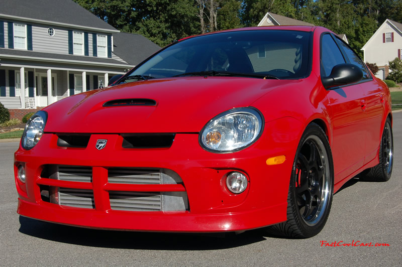 2005 Dodge SRT-4 2.4L DOHC Turbo - 3", 02 housing - 3" Turbo Back Exhaust, - 3" CAI - Brian Crower Stage 2 Cams - Monster - MSD - AEM - Walbro - Lowered - Big Turbo SOON... ( Enlarged version, High Resolution - High Quality pictures, the best fast cool car pics around. )