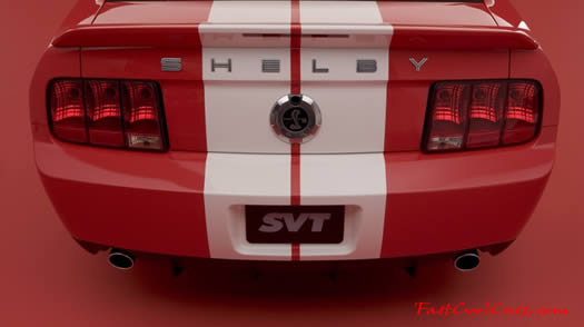 2006 - 2007 Shelby Cobra GT500, rear elevated view