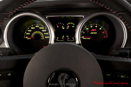 2006 - 2007 Shelby Cobra GT500, guage cluster view