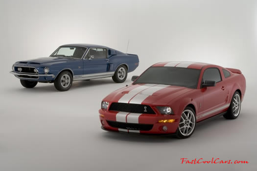 2006 - 2007 Shelby Cobra GT500, and a classic GT500