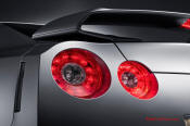 2008 Nissan GT-R - the brand new 3.8-liter twin turbo V6 VR38DETT engine is specially developed for the Nissan GT-R. It produces  473 bhp at 6400rpm and maximum torque of 434 lb/ft from 3200 to 5200rpm. This makes the Nissan GT-R one of the most powerful Japanese road cars and the most powerful production car ever built by Nissan.