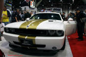 Supercharged Hurst Dodge Challenger, 6.1 Hemi with blower.