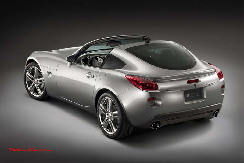 The new hardtop is based on the original Solstice coupe concept Top off...