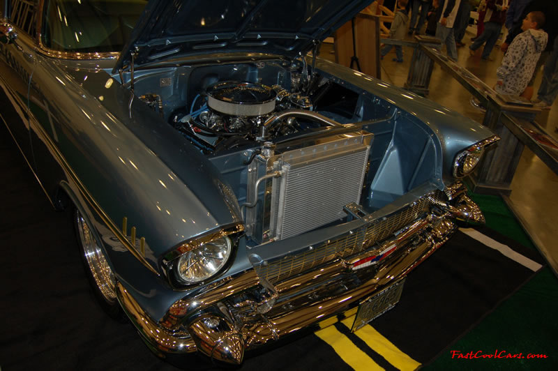 The 2009 World of Wheels Show in Chattanooga, Tennessee. On Jan. 9th,10, & 11th, Pictures by Ron Landry. The chrome on this Chevy was so shinny.