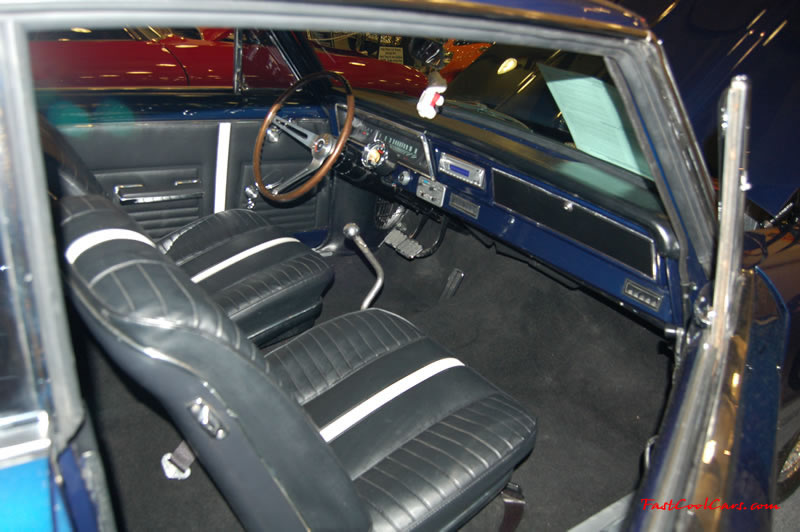 The 2009 World of Wheels Show in Chattanooga, Tennessee. On Jan. 9th,10, & 11th, Pictures by Ron Landry. The inside of the 502 BB fuel injected Chevrolet.