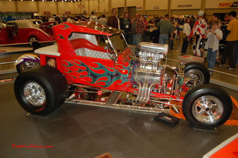 The 2009 World of Wheels Show in Chattanooga, Tennessee. On Jan. 9th,10, & 11th, Pictures by Ron Landry. Wide rear tires, and dual carbs too.