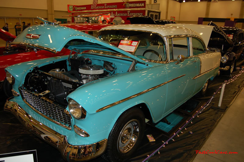 The 2009 World of Wheels Show in Chattanooga, Tennessee. On Jan. 9th,10, & 11th, Pictures by Ron Landry. 50's 2 door Chevrolet