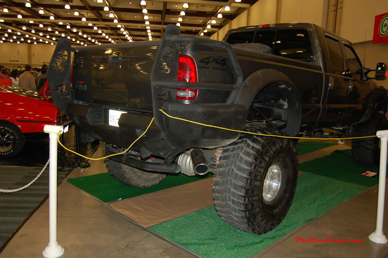 The 2009 World of Wheels Show in Chattanooga, Tennessee. On Jan. 9th,10, & 11th, Pictures by Ron Landry. That is one HUGE 4x4 truck, with lots of body armor too.