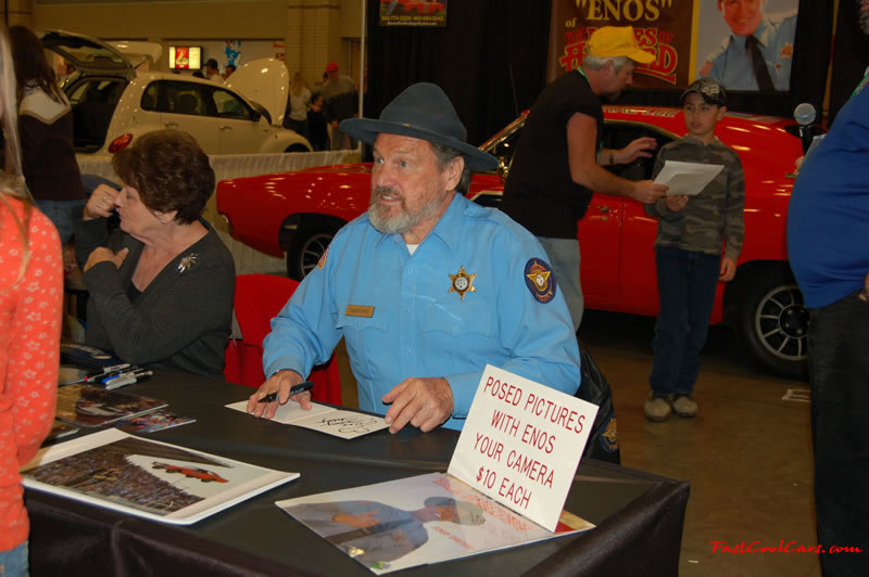 The 2009 World of Wheels Show in Chattanooga, Tennessee. On Jan. 9th,10, & 11th, Pictures by Ron Landry. Enus from the Dukes of Hazard show signing autographs and getting pics taken with him and the General Lee Charger.