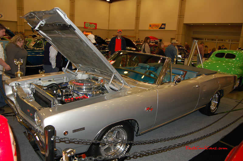 The 2009 World of Wheels Show in Chattanooga, Tennessee. On Jan. 9th,10, & 11th, Pictures by Ron Landry. Dodge Coronet RT Hemi 472 cubic inches, and a convertible to boot, one wild ride.