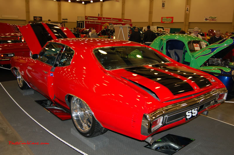 The 2009 World of Wheels Show in Chattanooga, Tennessee. On Jan. 9th,10, & 11th, Pictures by Ron Landry. Classic Muscle car SS with custom polished aluminum rims.