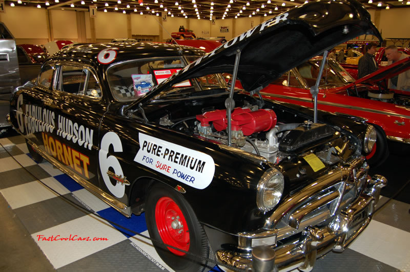 The 2009 World of Wheels Show in Chattanooga, Tennessee. On Jan. 9th,10, & 11th, Pictures by Ron Landry The fabulous Hudson Hornet, Pure Premuim for sure power.