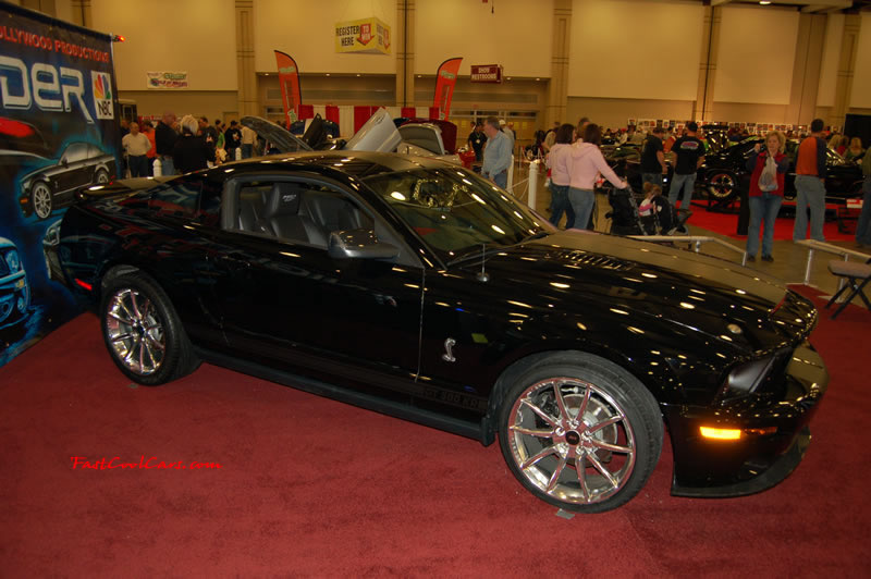The 2009 World of Wheels Show in Chattanooga, Tennessee. On Jan. 9th,10, & 11th, Pictures by Ron Landry. The new Knight Rider, it is a Ford KR500 Cobra Mustang...The new Kit.