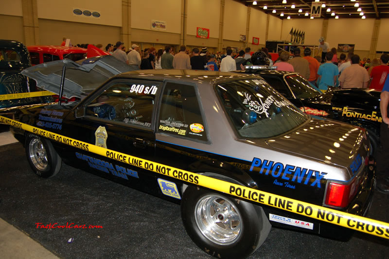 The 2009 World of Wheels Show in Chattanooga, Tennessee. On Jan. 9th,10, & 11th, Pictures by Ron Landry. Ford Mustang "Police" race car.