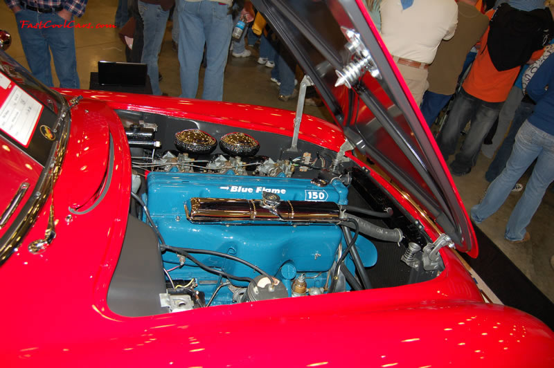 The 2009 World of Wheels Show in Chattanooga, Tennessee. On Jan. 9th,10, & 11th, Pictures by Ron Landry. Blue Flame 6 cylinder Corvette.