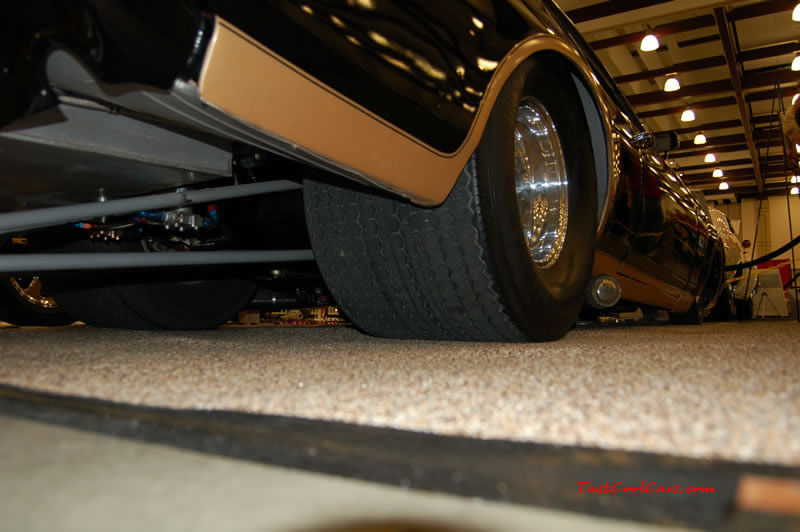 The 2009 World of Wheels Show in Chattanooga, Tennessee. On Jan. 9th,10, & 11th, Pictures by Ron Landry. What a wide rear tire, that must be one wild ride.
