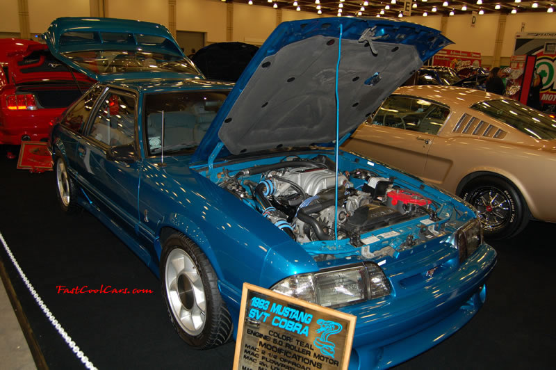 The 2009 World of Wheels Show in Chattanooga, Tennessee. On Jan. 9th,10, & 11th, Pictures by Ron Landry. 1993 Mustang SVT Cobra.