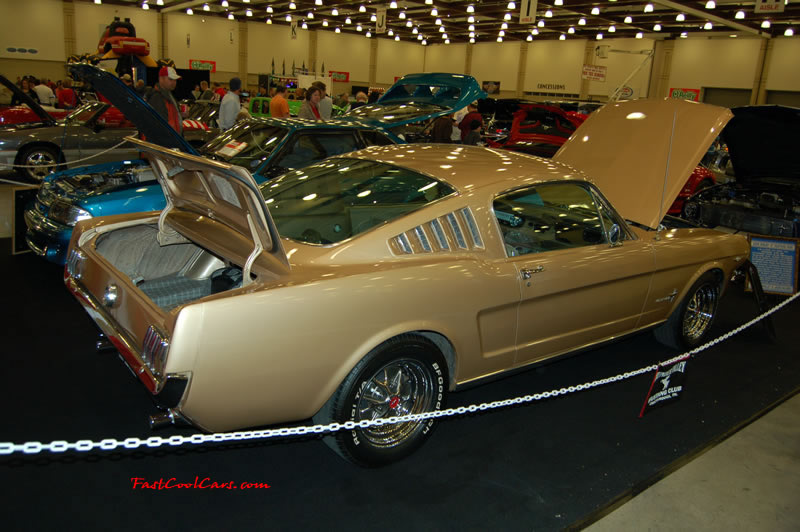 The 2009 World of Wheels Show in Chattanooga, Tennessee. On Jan. 9th,10, & 11th, Pictures by Ron Landry. Classic Ford Mustang in the muscle car era days.