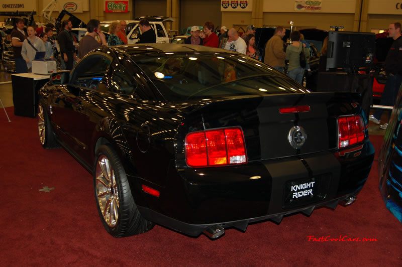 The 2009 World of Wheels Show in Chattanooga, Tennessee. On Jan. 9th,10, & 11th, Pictures by Ron Landry. I like the flat black stipes on the gloss black finish.