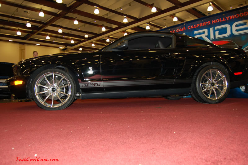 The 2009 World of Wheels Show in Chattanooga, Tennessee. On Jan. 9th,10, & 11th, Pictures by Ron Landry. Nice polished aluminum rims on this Cobra.