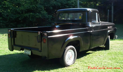 1960 Ford F-100 Pick-up, right rear angle view