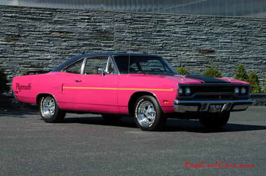 1970 Moulin Rouge Plymouth Roadrunner - one of 97 built.