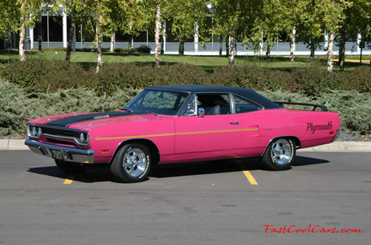 1970 Moulin Rouge Plymouth Roadrunner - one of 97 built.