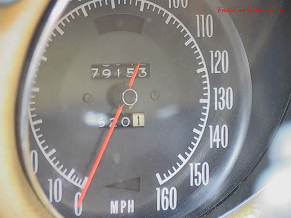 1973 Chevrolet Corvette Coupe Speedometer with 79k original miles
