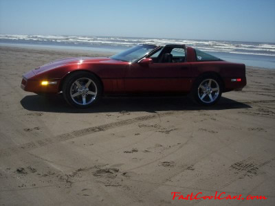 1987 Chevrolet Corvette - With highly polished aluminum intake and other parts.
