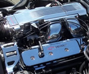 1987 Chevrolet Corvette - With highly polished intake, valve covers, brackets , and more.