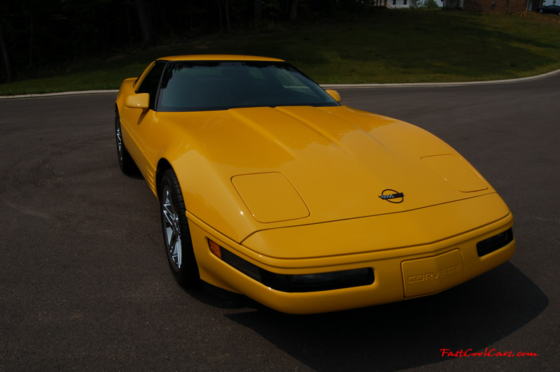 1994 Competition Yellow Chevrolet Corvette, 383 stroker LT1, 6 speed.