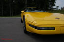 1994 Competition Yellow Chevrolet Corvette, 383 stroker LT1, 6 speed. Slick paint, and striaght.