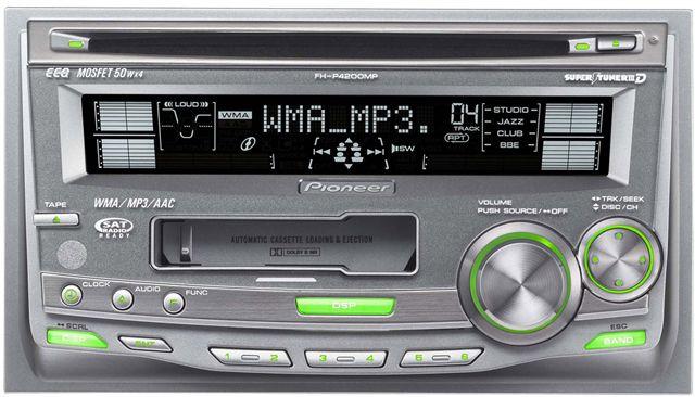 Pioneer CD MP3 cassette AM/FM stereo installed professionally with new wiring harness and new Planet Audio front and rear speakers. ($600+)