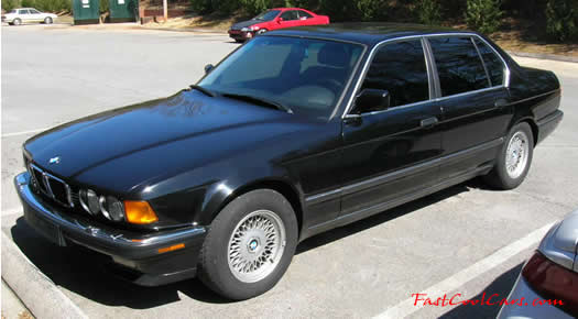 1994 BMW 740iL with the newly tinted windows