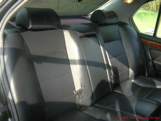 1994 BMW 740il rear seat area