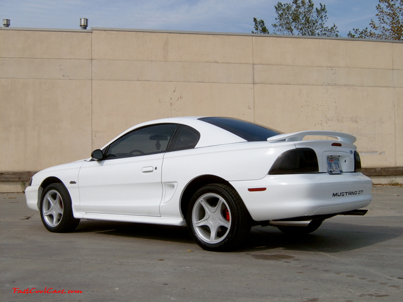 1997 Mustang Gt 5-speed - with Pro 5.0 Short throw shifter, nice tail pipes.