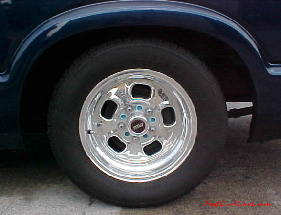 2000 s10 the rear Weld wheel - polished aluminum low rider