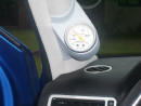 2001 VW Bora - Turbo - Intercooled - 5 Speed interior view of turbo boost guage on windshield pillar