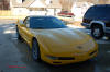 2002 Millennium Yellow Z06 Corvette - 405 HP Stock, at new home in Cleveland, Tennessee