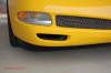 2002 Millennium Yellow Z06 Corvette - 405 HP Stock with front functional working air intake brake ducts.