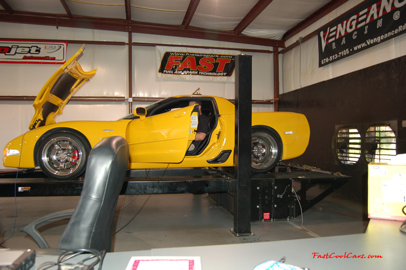 2002 Millennium Yellow supercharged & methanol injected Z06 Corvette, with many modifications, over 50 grand invested in the past 2+ years, for sale $38,000 what a deal. All hooked up and ready for a few pulls on the dyno.
