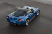 2009 ZR1 Chevrolet Corvette - LS9 - 620 HP - Carbon Fiber - Fast Cool Car - Right rear top angle shot