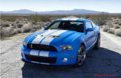 Fords Special Vehicle Team (SVT) delivers a more powerful 2010 Shelby GT500 increased to 540 horsepower, torque increased to 510 foot-pounds, downforce increased and drag reduced