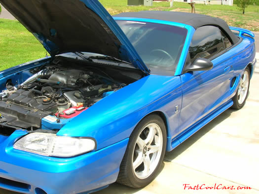 1998 Mustang Cobra Convertible - 1 of 223 - Electric blue