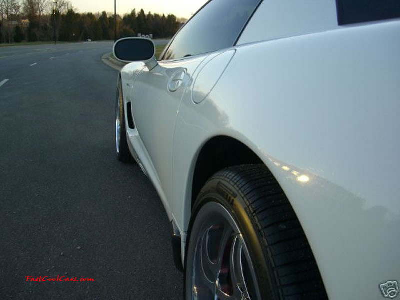 C5 Chevrolet Z06 Corvette 2001 - 2004, 385 to 405 horsepower, Aluminum block and heads LS6, all with 6 speeds.  America's sport car, in rare white, only available in 2001, also a sweet set of CCW SP505 wheels.