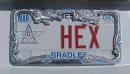 Heathers cool personalized plate "Hex"