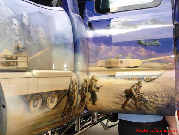 A Hero's Truck - A rolling work of Art.