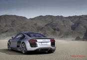 Audi R8 Designed to compete against the Porsche 911, the new Audi R8 features quattro permanent four-wheel drive, space frame aluminum body and the mid-mounted 420 bhp V8 FSI engine