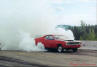 Plymouth Duster doing huge burnout